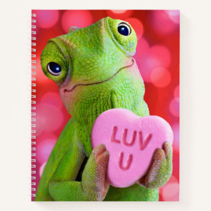 Chamäleon-Herz (Liebe dich) Notizbuch
