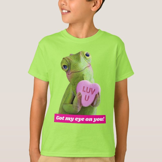Chamäleon-Herz (Liebe dich) T-Shirt (Vorderseite)