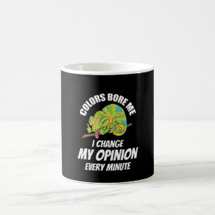 Chamäleon - Ich ändere oft meine Meinung Kaffeetasse