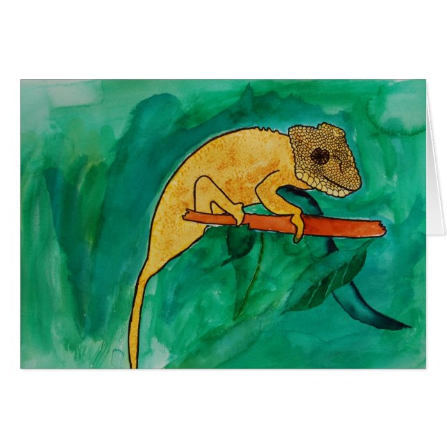 Chamäleon-Karte (Vorderseite (Horizontal))