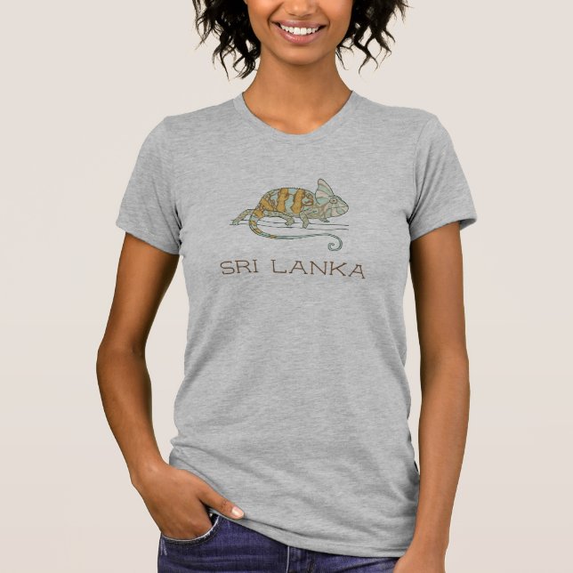 Chamäleon Sri Lanka 2 T-Shirt (Vorderseite)