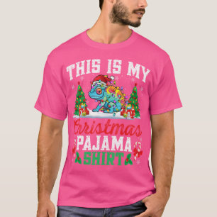 Chamäleon-Weihnachten-Santa-Hut Chamäleon-Liebhabe T-Shirt