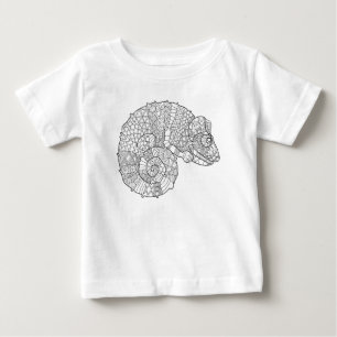 Chamäleon Zendoodle Baby T-shirt