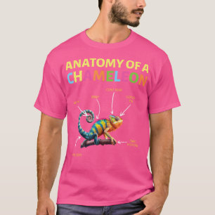 Chamäleons Lizards Reptiles Anatomie eines Ch T-Shirt