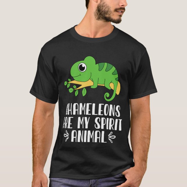 Chamäleons sind mein Geiststier T-Shirt (Vorderseite)