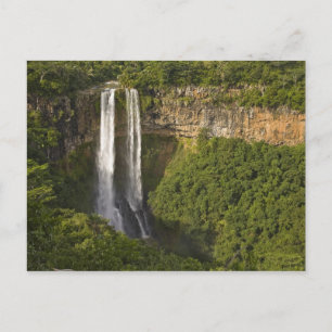 Chamarel Wasserfall - höchster auf Mauritius, über Postkarte