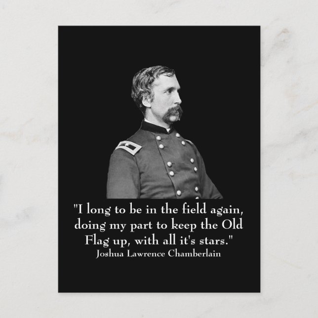Chamberlain und Zitat Postkarte (Vorderseite)