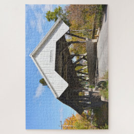 Chamberlin Mill Covered Bridge, Lyndon, Vermont Ji Puzzle