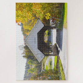 Chamberlin Mill Covered Bridge, Lyndon, Vermont Puzzle