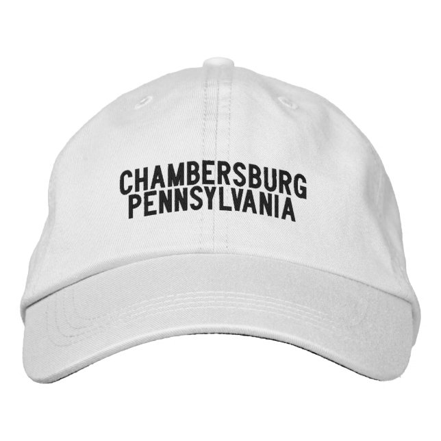 Chambersburg Pennsylvania Hat Bestickte Baseballkappe (Vorderseite)