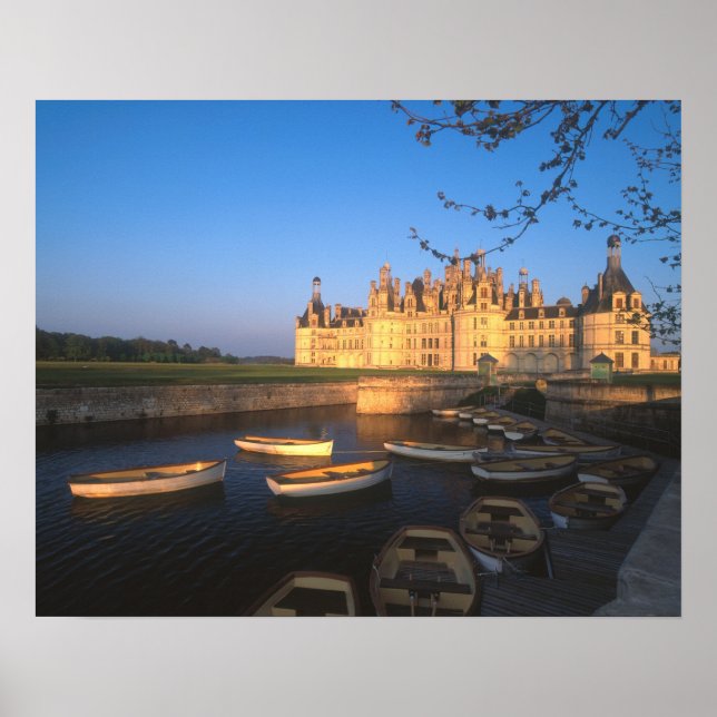 Chambord Chateau, Loire Valley, Loir-et-Cher, Poster (Vorne)