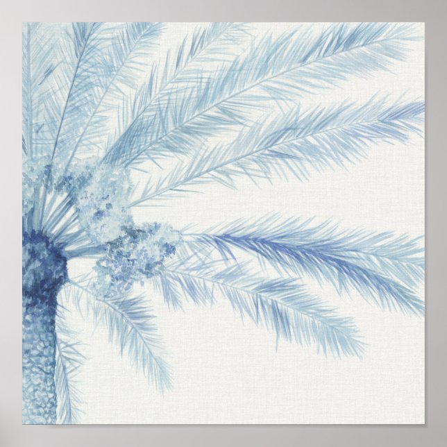 Chambray Palms II Poster (Vorne)
