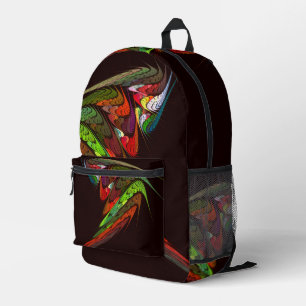 Chameleon Abstrakt Art Bedruckter Rucksack