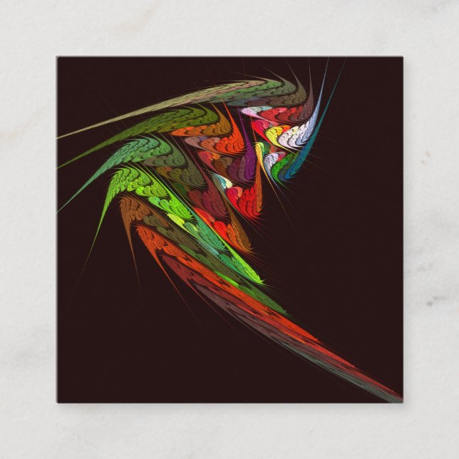Chameleon Abstrakt Art Begleitkarte (Vorderseite)