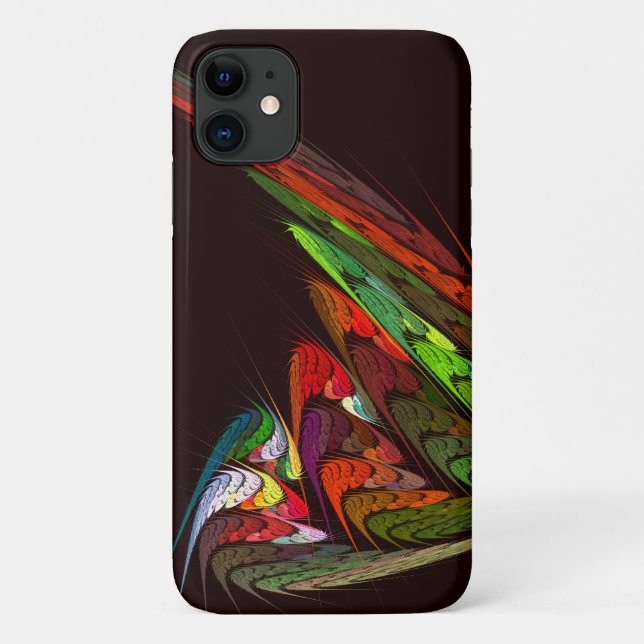 Chameleon Abstrakt Art Case-Mate iPhone Hülle (Rückseite)