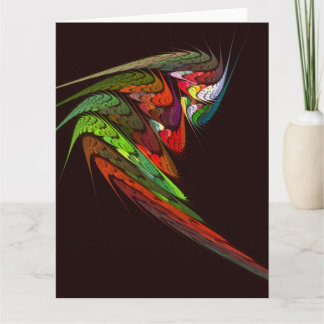 Chameleon Abstrakt Art Dankeskarte