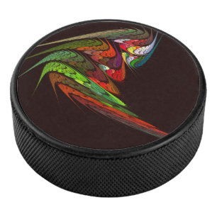 Chameleon Abstrakt Art Eishockey Puck