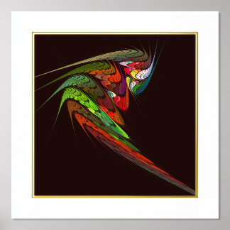 Chameleon Abstrakt Art Foliendrucke