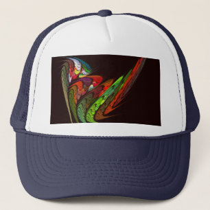 Chameleon Abstrakt Art Hat Truckerkappe