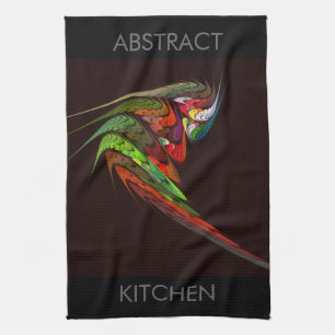 Chameleon Abstrakt Art Kitchtuch Handtuch