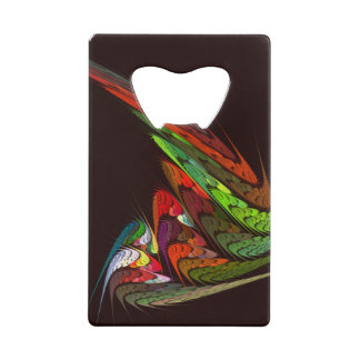 Chameleon Abstrakt Art Kreditkartenflaschenöffner