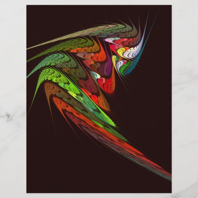 Chameleon Abstrakt Art Letterhead (Vorderseite)
