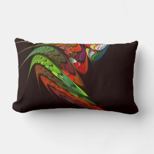 Chameleon Abstrakt Art Lumbar Pillow Lendenkissen