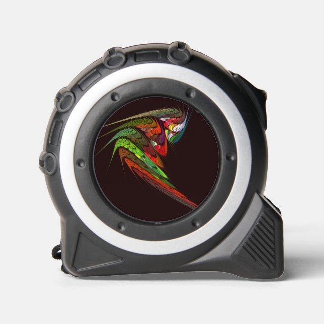 Chameleon Abstrakt Art Maßband (Vorderseite)
