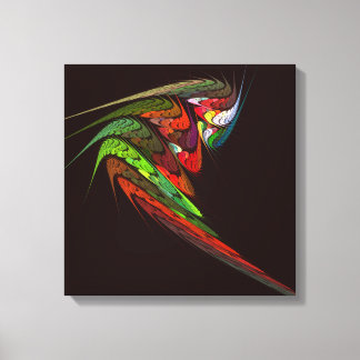 Chameleon Abstrakt Art Quad Canvas Print Leinwanddruck
