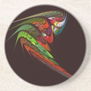 Chameleon Abstrakt Art Sandstone Untersetzer
