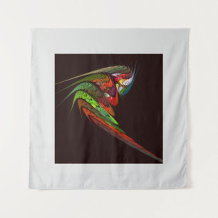 Chameleon Abstrakt Art Wandteppich