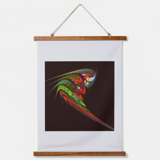 Chameleon Abstrakt Art Wandteppich Mit Holzrahmen