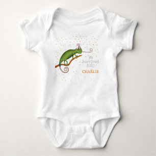 Chameleon Baby Strampler