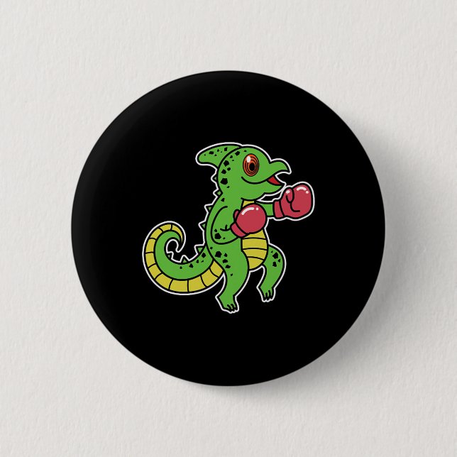 Chameleon Boxing Button (Vorderseite)