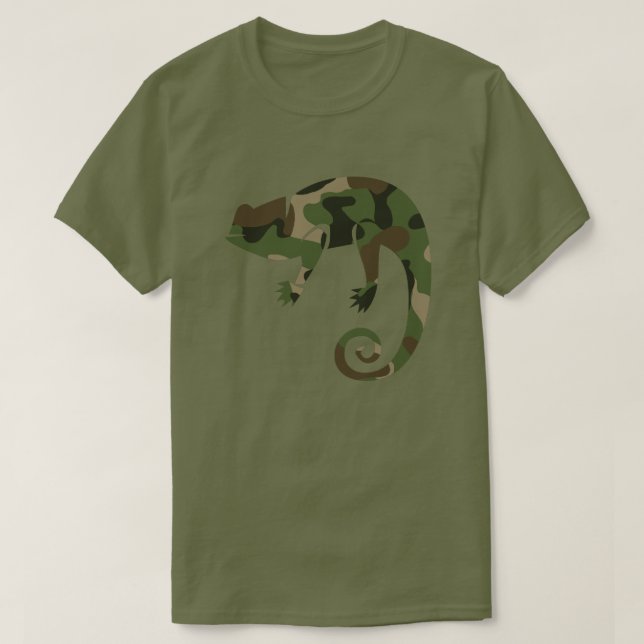 Chameleon Camouflage T-Shirt (Design vorne)