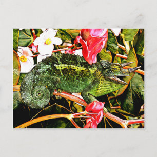 Chameleon Charisma Postkarte