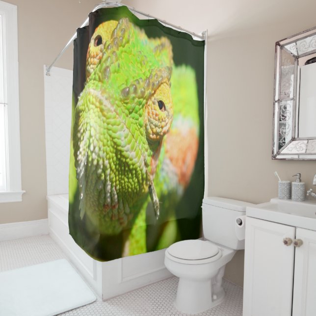 Chameleon Duschvorhang (Beispiel)