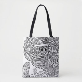Chameleon Face Tasche