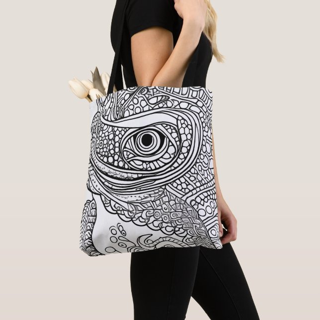 Chameleon Face Tasche (Von Nahem)