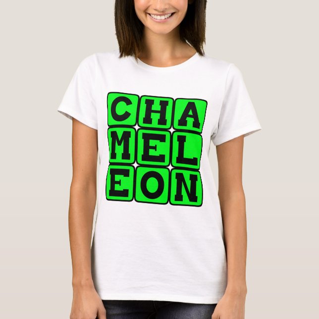 Chameleon, farbverändernde Eidechse T-Shirt (Vorderseite)