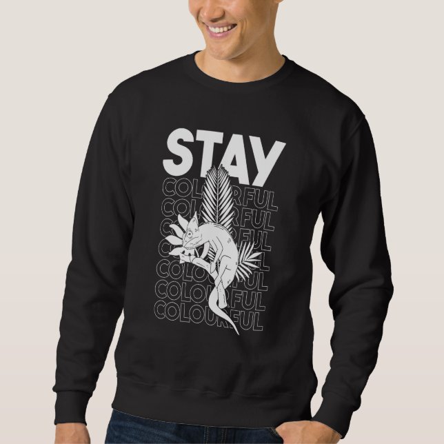 Chameleon Iguana Herpetologist Lizard  Herpetology Sweatshirt (Vorderseite)