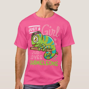 Chameleon Just A Girl Who Lieben Chameleons T-Shirt