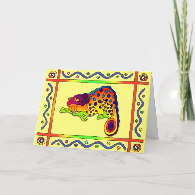 Chameleon Karte (Vorderseite)