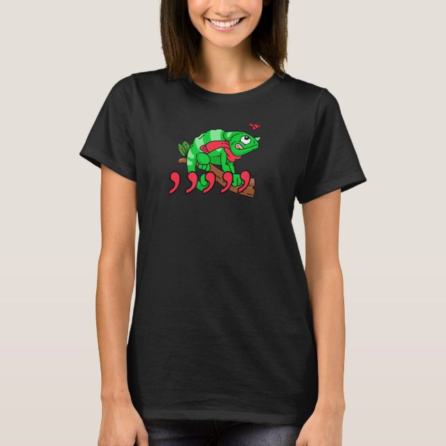 Chameleon Komma Comma Song Chameleon Fans 2 T-Shirt (Vorderseite)