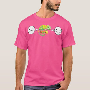 Chameleon Lover glücklich und lächeln mit Chameleo T-Shirt