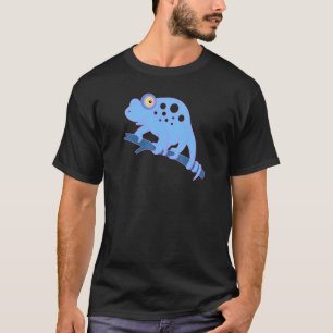 Chameleon Motif Exotisches Tier T-Shirt