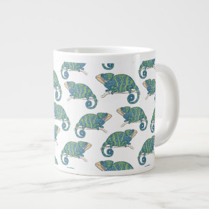 Chameleon-Muster Jumbo-Tasse
