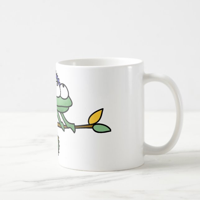 Chameleon Niedlich Funny Kaffeetasse (Rechts)