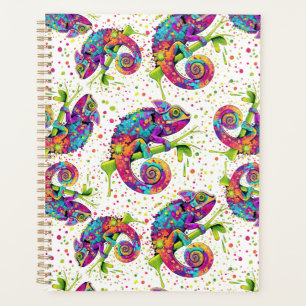Chameleon Paint Stains Wasserfarbe Stil Planer