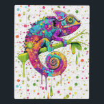 Chameleon Paint Stains Wasserfarbe Stil Puzzle<br><div class="desc">Chameleon Paint Stains Wasserfarbe Stil bizarre surreale Kunst. Original Vector Logo Illustration Copyright BluedarkArt.</div>